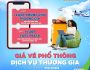 Chương trình Giá vé phổ thông, trải nghiệm thương gia tại AhuBooking