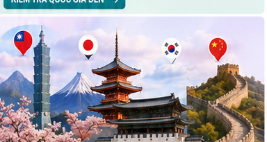 Visa Đài Loan Nhật Bản Hàn Quốc Trung Quốc